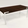 D_758413-MLA83881730757_042025-O.jpg Mesa Cocina Comedor Extensible 140 A 185 X 0.90. B. Cromado