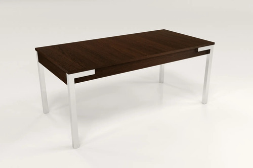 D_758413-MLA83881730757_042025-O.jpg Mesa Cocina Comedor Extensible 140 A 185 X 0.90. B. Cromado