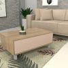 Mesa Centro De Living Con Cajon. Cod. 2021- Melamina
