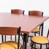 Combo Cocina Comedor Mesa Cuadrada 120x120 + 6 Sillas Vienes