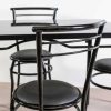 Unico Juego D Cocina Mesa Bar 120 X 70 + 4 Sillas Vienes Cm1