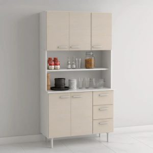 D_760708-MLA106234930566_022026-O.jpg Aparador Vajillero Mueble Organizador De Cocina Despensero Color Venezia