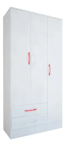 D_761101-MLA88594895650_072025-O.webp Placard Mosconi Express Placard 23 Color Blanco De Mdf Con 3 Puertas Batientes