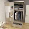 Ropero Placard Ragazzo 180 X 215 X 60- 1 Puerta Con Espejo