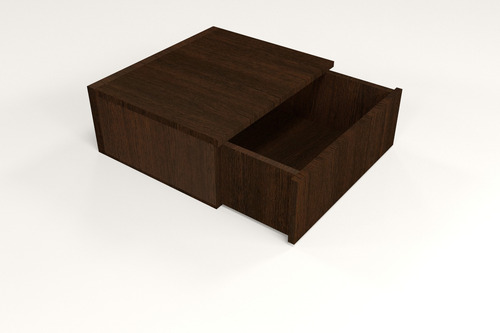 2 Mesas De Luz Flotante- Notte- 1 Cajon- 52 X 35 X 20