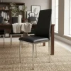 Jgo. De 6 Sillas Caño Cromado Capri. Caño 1 . Tapiz Cuerina