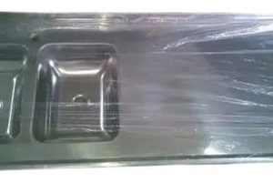 D_762193-MLA76826792780_062024-O.jpg Mesada Acero Inoxidable 1.60 X 0.60 Con Doble Bacha 60 X 38