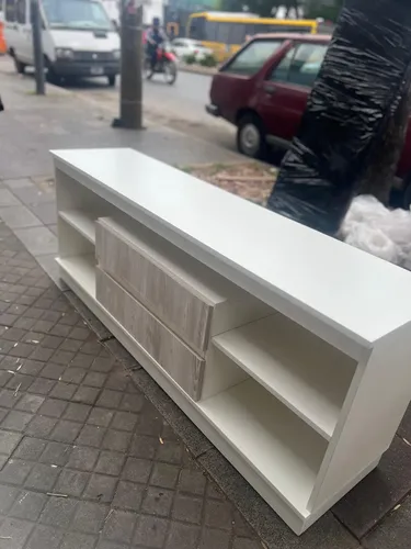 Rack Bahiut Para Tv 2 Cajones, Estantes 1.50 X 60 X 38