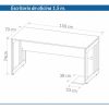Escritorio P- Oficina Base De Melamina 1.50 X 0.70 7912