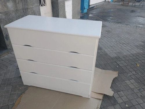 D_762798-MLA45630818484_042021-O.jpg Comoda Cajonera 4 Cajones. 91 X 82 X 44 Cod 211 Pino Lustrad