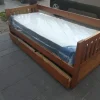 Divan Cama Con Carro Cama Mediterraneo Cod. 110 Pino Lustra