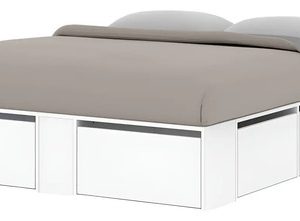 Base Box Para Sommier 140 O 160 X 190- 4 Cajones 2 Zapateros