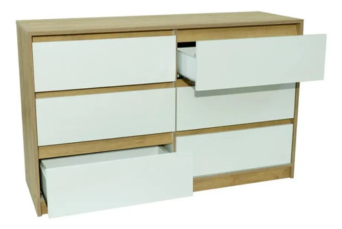 Comoda Cajonera 6 Cajones 120 X 75 X 40. Melamina. Cod. 839