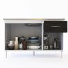 D_765260-MLA52148214889_102022-O.jpg Bajo Mesada + Alacena + Mesada Acero Inox. 1.20 X 50- Dl 602