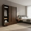 Placard Ropero Platinum 633 1,80 Mts 3 Puertas Corredizas