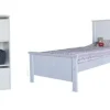 Cama 1 Plaza Laqueada Elegante - Con Mesa De Luz- Cod. 800
