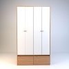 Ropero Placard 4 Puertas, 2 Cajones. 1.20 X 2.12- Cod. 6006