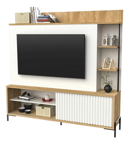 Modular Varillado 1 Pta Corrediza Y 4 Estantes Dro 05