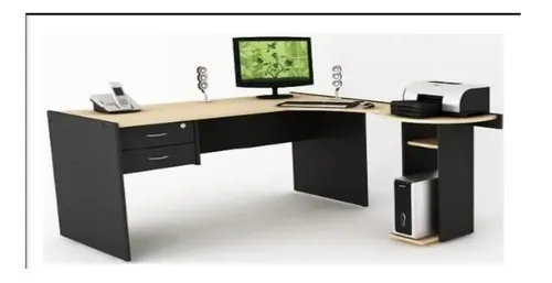 Mesa Escritorio En L, Puesto De Trabajo Derecho Cod. 913