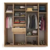 Ropero 6 Puertas, 3 Cajones Internos- 220 X 220 X 52- Duo 02