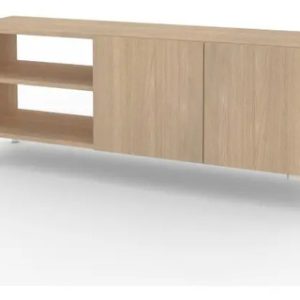 D_768324-MLA45640201159_042021-O.jpg Rack Para Tv Led Melamina Caño- 2 Puertas- Estantes Ros 130