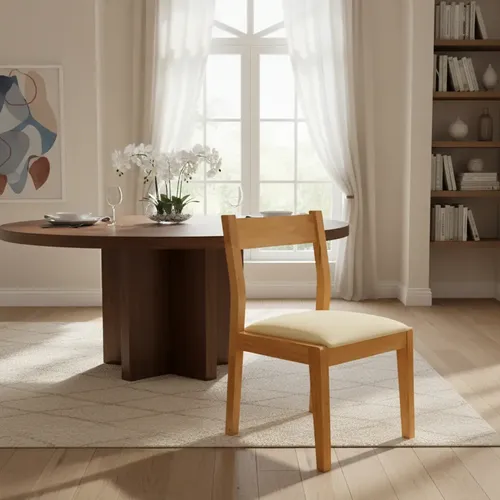 Juego De 6 Sillas Cocina Comedor Pino Lustrado- Sofia-