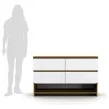 D_769949-MLA79411152215_092024-O.webp Comoda Cajonera Chiffonier 4 Cajones, Estante Cod. 716270