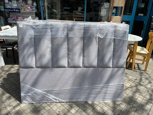 Respaldo P- Sommier Tapizado Canelon Vertical 160 X 120