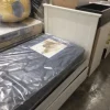 Cama 1 Plaza Laqueada Elegante - Con Mesa De Luz- Cod. 800