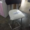 D_772297-MLA28247410476_092018-O.jpg Taburete Banqueta Alta. Asiento Tapizado- Respaldo Madera