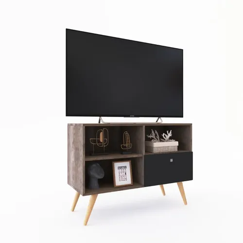 Rack Mesa Para Tv Led 32 Escandinava Dl 880- 90 X 65 X 35