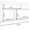D_774246-MLA79413462149_092024-O.webp Rack Mesa Para Tv Led Hasta 65 - 160- 70- 45- Dl 862