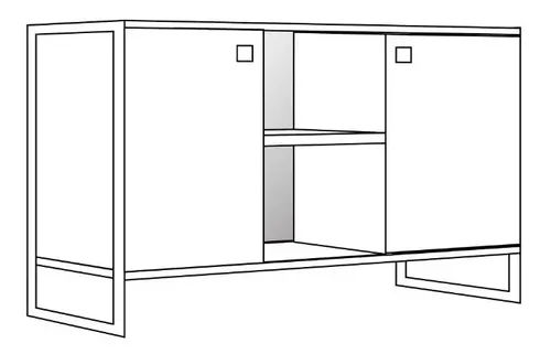 Rack Mesa Para Tv Led 42 - Estructura De Caño- Dst 02