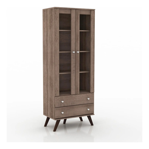 Mueble Organizador Cristalero 2 Ptas, 2 Caj 182 X 70 Esm 217