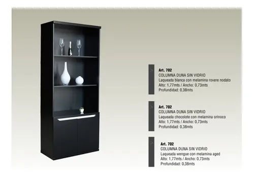 Columna Torre Organizador Duna- 177 X 73 X 38- 2 Puertas.