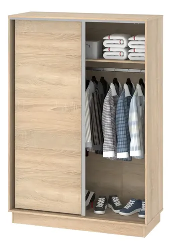 Ropero Placard Organizador- 2 Ptas Corred. 2 Caj. Pe-135
