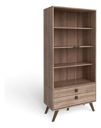 Mueble Organizador Cristalero 2 Ptas, 2 Caj 182 X 70 Rt 3151