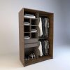 Ropero Vestidor Sin Puertas, 2cajones. 120 X 180 - Cod 6511