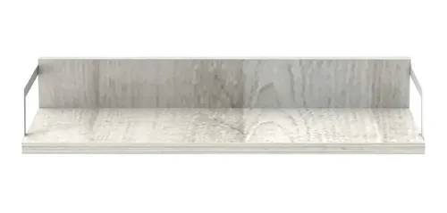 Estante Flotante Con Mensula. Melamina- Caño. 60 X 22 X 10