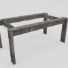 Mesa Cocina 180 X 90. Awen- Patas Melamina Tapa De Vidrio