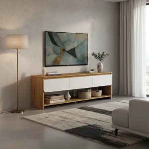 D_778279-MLA93868007969_102025-O.jpg Rack P- Tv Led 65, 3 Cajones- Estante- 160 X 60- Cod. 446270