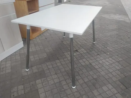 D_778508-MLA52371741700_112022-O.webp Mesa Cocina Comedor Kaunas. Tapa Melamina Base Crom 120 X 82
