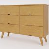 Comoda Chiffonier Cajonera 6 Cajones. 1.40 X 0.85- Cod. 127