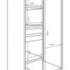 Ropero Placard 2 Ptas Corredizas 1.80 X 1.20 X 0.50 Dec 02