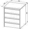D_780770-MLA89661243455_082025-O.jpg Cajonera Chiffonier 4 Cajones Para Interior Placard. Diel4