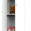 D_781337-MLA101673529811_122025-O.webp Despensero Cocina Alacena Organizador 2 Puertas 4 Estantes Blanco Melamina Resistente Alto 180 Cm Multiuso Guardado Despensa Hogar Comedor Moderna Fácil Limpieza D062 Dielfe