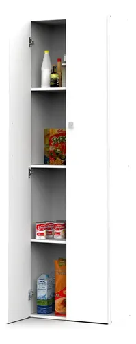 D_781337-MLA101673529811_122025-O.webp Despensero Cocina Alacena Organizador 2 Puertas 4 Estantes Blanco Melamina Resistente Alto 180 Cm Multiuso Guardado Despensa Hogar Comedor Moderna Fácil Limpieza D062 Dielfe