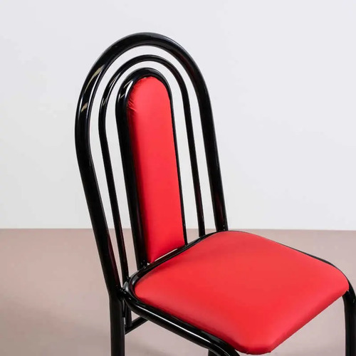 Sillas Caño Florida. Con Asiento Y Respaldo Tapizado
