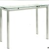 D_782296-MLA31605619174_072019-O.jpg Mesa Barra Desayunador. Tapa D Vidrio Base Cromada 120 X 45