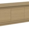 Rack Mosconi Mueble De Tv Minimal Avellana